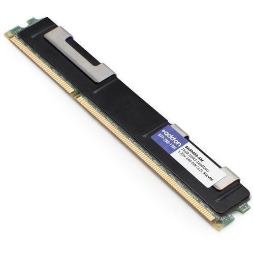 Add-On Computer AddOn 16GB DDR3 SDRAM Memory Module - 16 GB (1 x 16GB) DDR3 SDRAM - 1600 MHz - CL11 - 1.35 V - ECC - Registered - 240-pin - DIMM - Lifetime Warranty