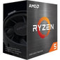 Advanced Micro Devi AMD Ryzen 5 5000 5600X Hexa-core (6 Core) 3.70 GHz Processor - 32 MB L3 Cache - 3 MB L2 Cache - 64-bit Processing - 4.60 GHz Overclocking Speed - 7 nm - Socket AM4 - 65 W - 12 Threads