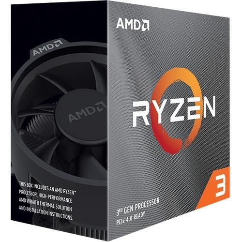 Advanced Micro Devi AMD Ryzen 3 (3rd Gen) 3300X Quad-core (4 Core) 3.80 GHz Processor - Retail Pack - 16 MB L3 Cache - 2 MB L2 Cache - 4.30 GHz Overclocking Speed - 7 nm - Socket AM4 - 65 W - 8 Threads
