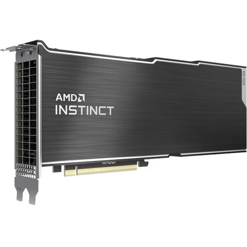 Advanced Micro Devi AMD Instinct MI100 Graphic Card - 32 GB HBM2 - Full-height - 1.50 GHz Boost Clock - 4096 bit Bus Width - PCI Express 4.0 x16