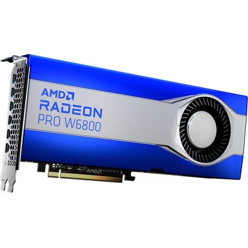 Advanced Micro Devi AMD Radeon Pro W6800 Graphic Card - 32 GB GDDR6 - Full-height - 256 bit Bus Width - PCI Express 4.0 x16 - Mini DisplayPort