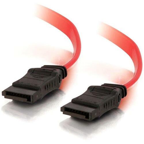 C2G SATA Cable - Female SATA - Female SATA - 45.72cm - Red