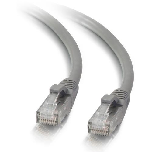 C2G Cat5e Patch Cable - RJ-45 Male Network - RJ-45 Male Network - 3.05m - Gray