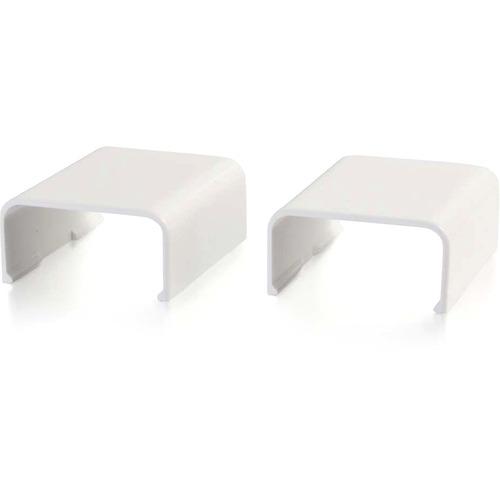 C2G Wiremold Uniduct 2900 Cover Clip White - White - Polyvinyl Chloride (PVC)