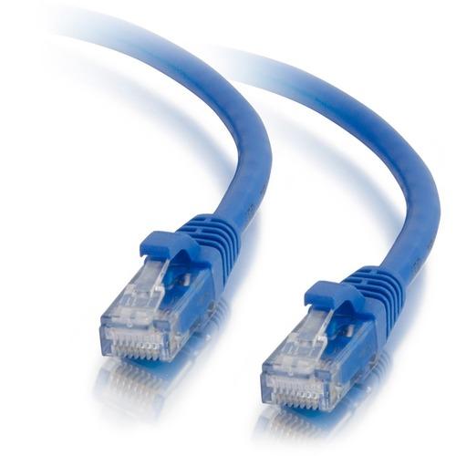 C2G 15 ft Cat5e Snagless UTP Unshielded Network Patch Cable - Blue - 15 ft Category 5e Network Cable for Network Device, Modem - First End: 1 x RJ-45 Male Network - Second End: 1 x RJ-45 Male Network - Patch Cable - Blue