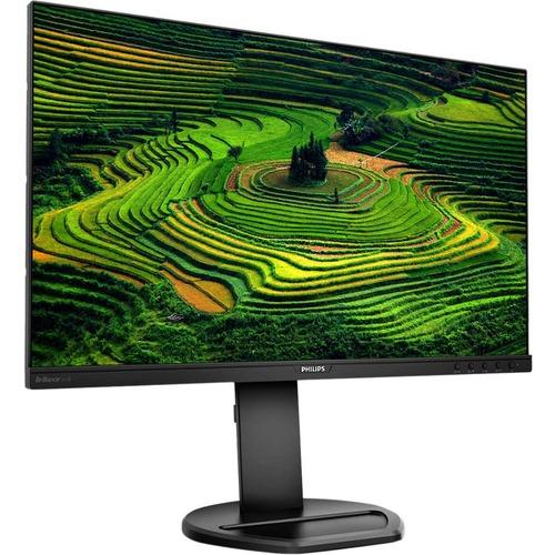 Philips 241B8QJEB 23.8" Full HD WLED LCD Monitor - 16:9 - Black - 24.00" (609.60 mm) Class - In-plane Switching (IPS) Technology - 1920 x 1080 - 16.7 Million Colors - Adaptive Sync - 250 cd/m‚² - 5 ms GTG - 60 Hz Refresh Rate - DVI - HDMI - VGA - DisplayP