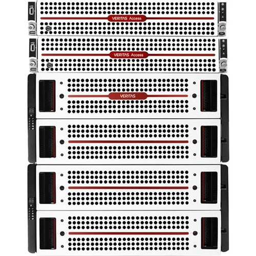 Veritas Access 3340 NAS Storage System - 2 x Intel Xeon 1.80 GHz - 82 x HDD Installed - 255 TB Installed HDD Capacity - 192 GB RAM - 12Gb/s SAS Controller - RAID Supported 1, 6 - Gigabit Ethernet, 10 Gigabit Ethernet - VGA - 4 USB Port(s) - 1 USB 2.0 Por