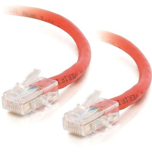 C2G Cat5e Patch Cable - RJ-45 Male Network - RJ-45 Male Network - 2.13m - Red