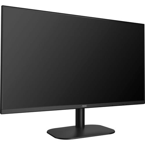 AOC 24B2XH 23.8" Full HD WLED LCD Monitor - 16:9 - Black - 24.00" (609.60 mm) Class - In-plane Switching (IPS) Technology - 1920 x 1080 - 16.7 Million Colors - 250 cd/m‚² - 8 ms - 75 Hz Refresh Rate - HDMI - VGA