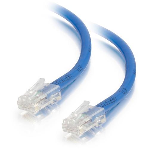 C2G Cat5e Assembled Patch Cable - RJ-45 Male - RJ-45 Male - 30.48cm - Blue