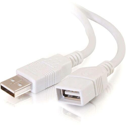 C2G USB Extension Cable - Type A Male - Type A Female - 3m - White