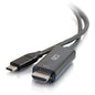 C2G 10ft USB-C to HDMI Audio/Video Adapter Cable - 4K 60Hz - M/M - 10 ft HDMI/USB-C A/V Cable for Audio/Video Device, HDTV, Projector, Notebook, Tablet - First End: 1 x Type C Male USB - Second End: 1 x HDMI Male Digital Audio/Video - Supports up to 4096