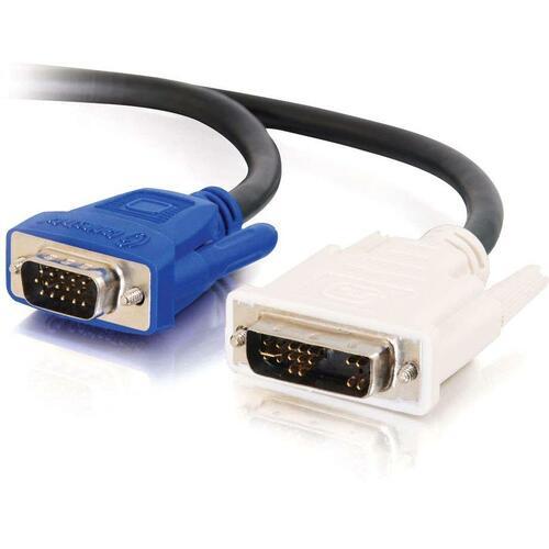 C2G Analog Video Cable - DVI-A Male - HD-15 Male - 2m - Black