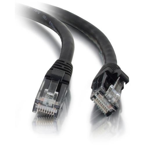 C2G Cat5e Patch Cable - RJ-45 Male - RJ-45 Male - 30.48cm - Black