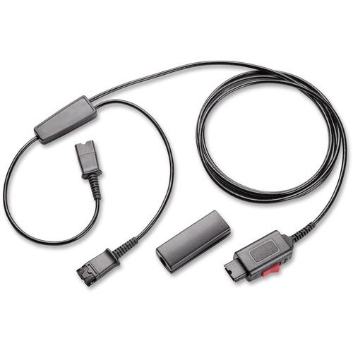 Plantronics Y-Splitter Adapter - 7 ft Audio Cable - First End: 1 x Quick Disconnect Male - Second End: 2 x Quick Disconnect Male - 1 Each