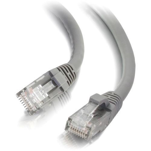 C2G Cat6 Patch Cable - RJ-45 Male Network - RJ-45 Male Network - 2.13m - Gray