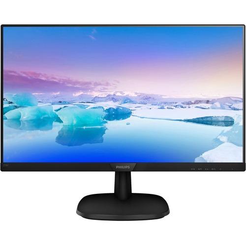 Philips 273V7QJAB 27" Full HD WLED LCD Monitor - 16:9 - Textured Black - 27" (685.80 mm) Class - 1920 x 1080 - 16.7 Million Colors - 250 cd/m‚² - 5 ms GTG - HDMI - VGA - DisplayPort - Speaker