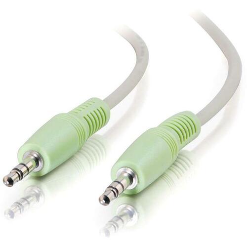 C2G Stereo Audio Cable - Mini-phone Male - Mini-phone Male - 1.83m - Beige