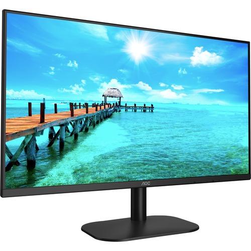 AOC 27B2H 27" Full HD WLED LCD Monitor - 16:9 - Black - 27" (685.80 mm) Class - In-plane Switching (IPS) Technology - 1920 x 1080 - 16.7 Million Colors - 250 cd/m‚² Typical - 8 ms GTGbw - HDMI - VGA