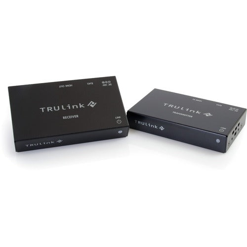 C2G TruLink HDMI over Cat5 Extender Box Transmitter to Box Receiver Kit - 1 Input Device - 1 Output Device - 300 ft (91440 mm) Range - 2 x Network (RJ-45) - 1 x HDMI In - 1 x HDMI Out - Full HD - 1920 x 1080