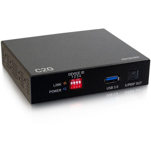 C2G 4K HDMI over IP Decoder - 60Hz - 1 Output Device - 1 x Network (RJ-45) - 1 x USB - 1 x HDMI Out - 4K - Twisted Pair - Category 6