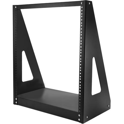 StarTech.com Heavy Duty 2-Post Rack - Open-Frame Server Rack - 12U - Store your server, network and telecom devices in this sturdy steel, open-frame rack - Server rack - Network rack - Rack cabinet - 12U open frame rack