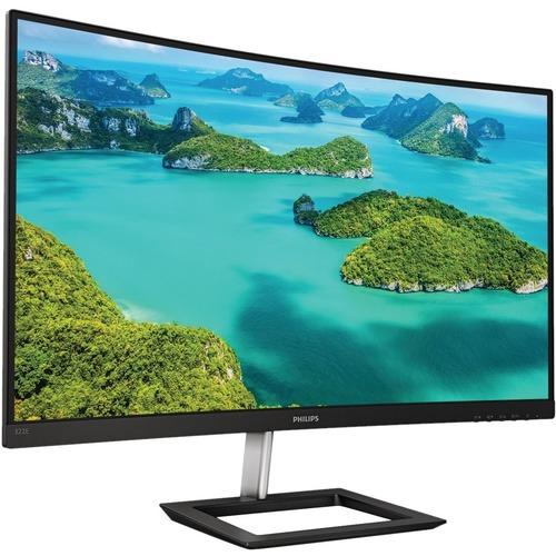 Philips 322E1C 31.5" Full HD Curved Screen WLED LCD Monitor - 16:9 - Textured Black - 32" (812.80 mm) Class - Vertical Alignment (VA) - 1920 x 1080 - 16.7 Million Colors - FreeSync - 250 cd/m‚² Maximum - 4 ms GTG - HDMI - VGA - DisplayPort