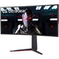 Lg Electronics LG UltraGear 34GN850-B 34" UW-QHD Curved Screen Gaming LCD Monitor - 21:9 - Black, Red - 34" (863.60 mm) Class - Nano In-plane Switching (Nano IPS) Technology - 3440 x 1440 - 1.07 Billion Colors - FreeSync Premium - 320 cd/m‚² Minimum, 400
