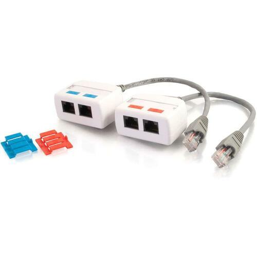 C2G RJ45 Network Splitter/Combiner Kit - Audio Line In