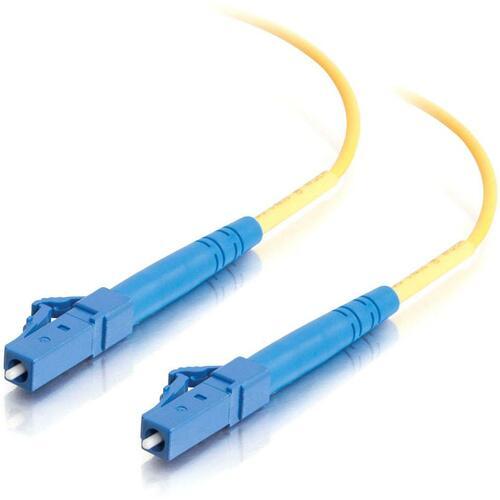 C2G Fiber Optic Simplex Patch Cable - LC Male - LC Male - 3m - Yellow