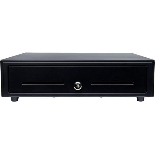 Star Micronics Star Cash Drawer CD3-1616BKC48-S2 - 16" x 16" - Black - 4 Bill / 8 Coin - Printer Driven - Value Series - 4 Bill - 8 Coin - 2 Media SlotPrinter Driven - Steel - Black - 4.40" (111.76 mm) Height x 16.10" (408.94 mm) Width x 16.40" (416.56 m