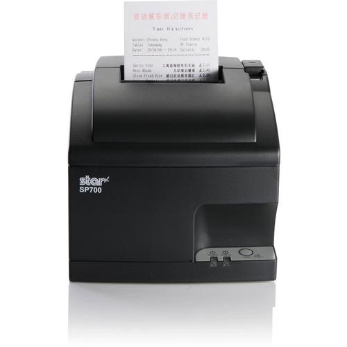 Star Micronics Dot Matrix Printer SP742CLOUDPRNT GRY US - CloudPRNT - Gray - Receipt Printer - 4.7 Lines Per Second - Carbon Copy Printing - Auto Cutter