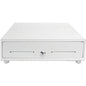 Star Micronics Value Series Cash Drawer - 5 Bill - 5 Coin - 2 Media Slot - USB, Printer Driven - Steel - White - 4.40" (111.76 mm) Height x 16.10" (408.94 mm) Width x 16.40" (416.56 mm) Depth