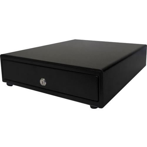 Star Micronics Choice CD4-1416BKSS45 Cash Drawer - 4 Bill - 5 CoinPrinter Driven - Stainless Steel - Black x 14" (355.60 mm) Width x 16" (406.40 mm) Depth