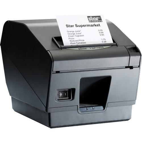 Star Micronics TSP700II TSP743IIL GRY POS Network Thermal Label P - Monochrome - Direct Thermal - 250 mm/s Mono - 406 x 203 dpi - Ethernet