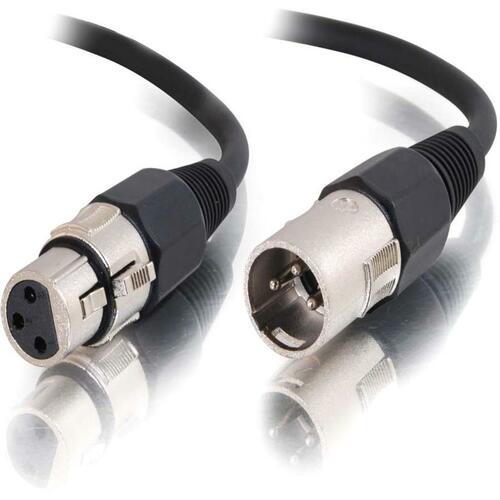 C2G Pro-Audio Cable - 6 ft Audio Cable - First End: 1 x XLR Male - Second End: 1 x XLR Female - Black