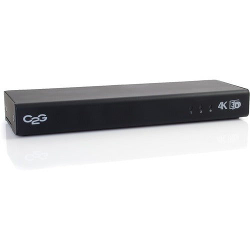 C2G 2-Port HDMI Splitter - 4K 30Hz (TAA Compliant) - 4096 x 2160 - 4K - 1080p1 x 2 - Computer, Display, Blu-ray Disc Player, DVD Player - 2 x HDMI Out - TAA Compliant