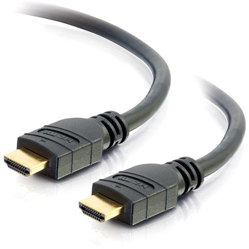 C2G 50ft Active High Speed HDMI Cable 4K 30Hz - In-Wall, CL3 - 50 ft HDMI A/V Cable for Audio/Video Device, Blu-ray Player, HDTV, Projector, Notebook - First End: 1 x HDMI Male Digital Audio/Video - Second End: 1 x HDMI Male Digital Audio/Video - Support