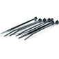C2G 6" Cable Tie - Black - 100 Pack