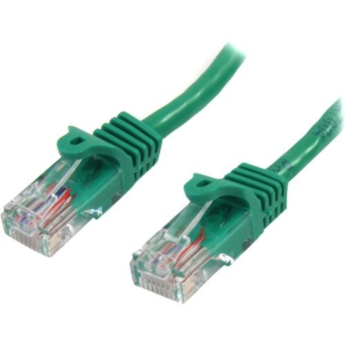 StarTech.com 6 ft Green Cat5e Snagless UTP Patch Cable - Make Fast Ethernet network connections using this high quality Cat5e Cable, with Power-over-Ethernet capability - 6ft Cat5e Patch Cable - 6ft Cat 5e patch cable - 6ft Cat5e Patch Cord - 6ft RJ45 Pa