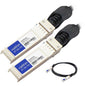 Add-On Computer AddOn SFP+ Network Cable - 16.4 ft SFP+ Network Cable for Network Device - First End: 1 x SFP+ Male Network - Second End: 1 x SFP+ Male Network - 10 Gbit/s - 24 AWG - Black - 1