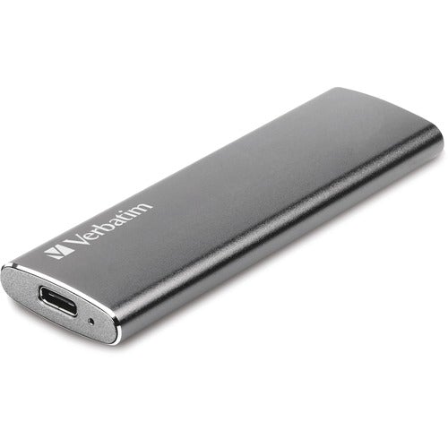 Verbatim Vx500 120 GB Solid State Drive - External - Graphite - Notebook Device Supported - USB 3.1 Type C - 500 MB/s Maximum Read Transfer Rate - 2 Year Warranty - 1 Pack - PuriLite