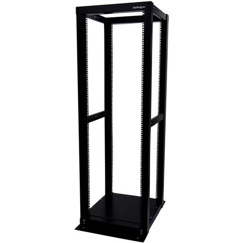 Startech Directship StarTech.com 4-Post Server Rack with Open Frame - Rack Cabinet with Open Frame - 36U (4POSTRACK36) - Store your servers, network and telecommunications equipment in this adjustable 36U open-frame rack - four post rack - 4 post rack -