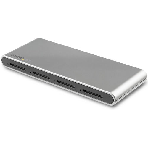 StarTech.com 4 Slot USB C SD Card Reader - USB 3.1 (10Gbps) - SD 4.0 UHS-II - Multi SD Card Reader - USB C to SD Card Adapter - SD Memory Card Reader - Access any four SD cards simultaneously on your USB-C enabled device with this ultra-fast card reader
