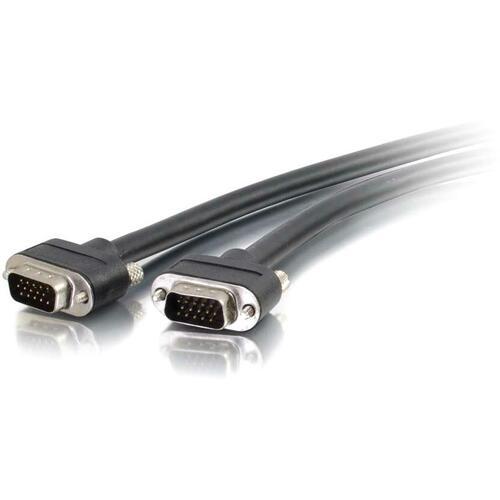 C2G 50ft Select VGA Video Cable M/M - 50 ft VGA Video Cable for Video Device, Monitor - First End: 1 x HD-15 Male VGA - Second End: 1 x HD-15 Male VGA - Black