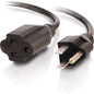 C2G 25ft 18 AWG Outlet Saver Power Extension Cord (NEMA 5-15P to NEMA 5-15R) - For Transformer, Computer, Monitor, Scanner, Printer - 125 V AC / 10 A - Black - 25 ft Cord Length