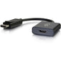 C2G DisplayPort to HDMI Active Adapter Converter 4K 30Hz - Black - 8" DisplayPort/HDMI A/V Cable for Monitor, Projector, Notebook, HDTV, Graphics Card, Audio/Video Device, Tablet - DisplayPort Male Digital Audio/Video - HDMI Female Digital Audio/Video -