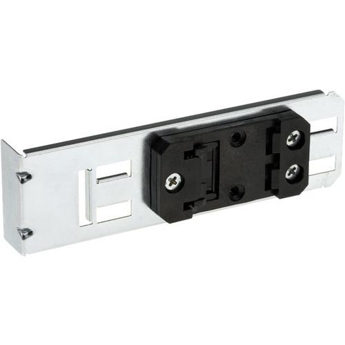 Axis Communications AXIS Mounting Clip for PoE Injector - Black, Silver - 1