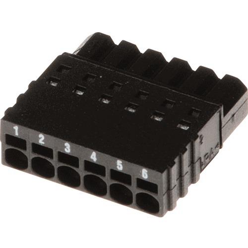 Axis Communications AXIS Connector A 6-pin 2.5 Straight, 10 pcs - 10 Pack - 1 x Terminal Block Male