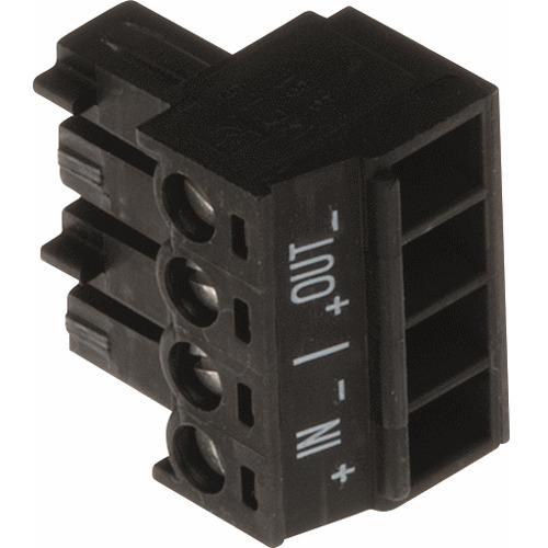 Axis Communications AXIS Connector A 4-pin 3.81 Straight IN/OUT, 10 pcs - 10 Pack - 1 x Terminal Block Male
